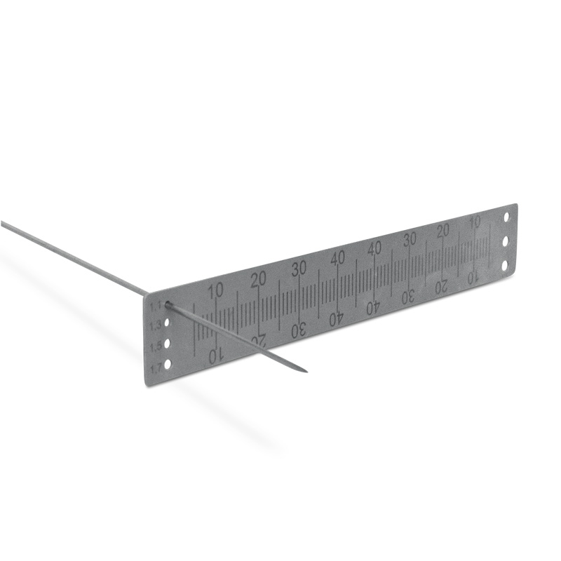 K Wire lineal og stiftmåler, i brug